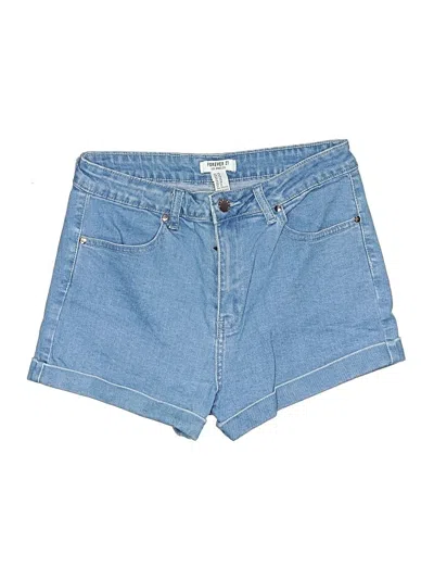 Pre-owned Forever 21 Denim Shorts In Blue