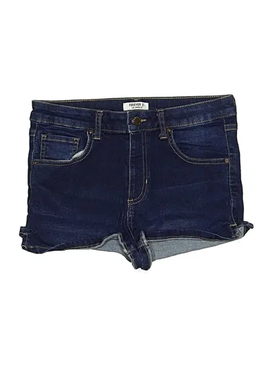 Pre-owned Forever 21 Denim Shorts In Blue