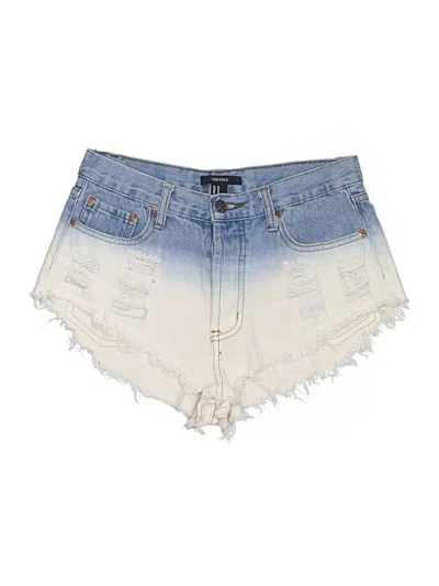 Pre-owned Forever 21 Denim Shorts In Blue