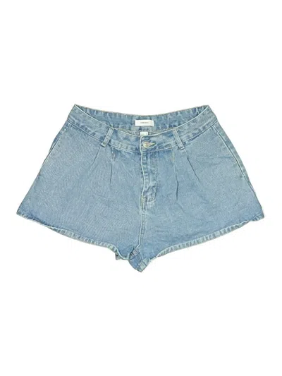 Pre-owned Forever 21 Denim Shorts In Blue