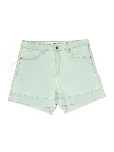 Pre-owned Forever 21 Denim Shorts In Green