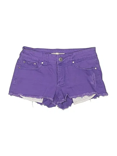 Pre-owned Forever 21 Denim Shorts In Purple