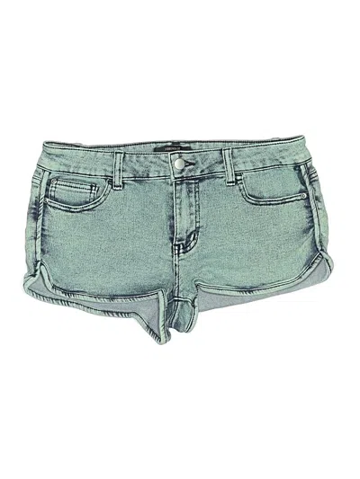Pre-owned Forever 21 Denim Shorts In Teal