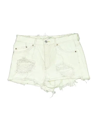 Pre-owned Forever 21 Denim Shorts In White