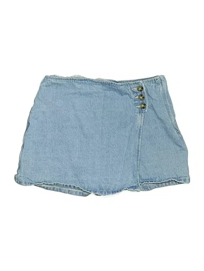 Pre-owned Forever 21 Denim Skirt In Blue