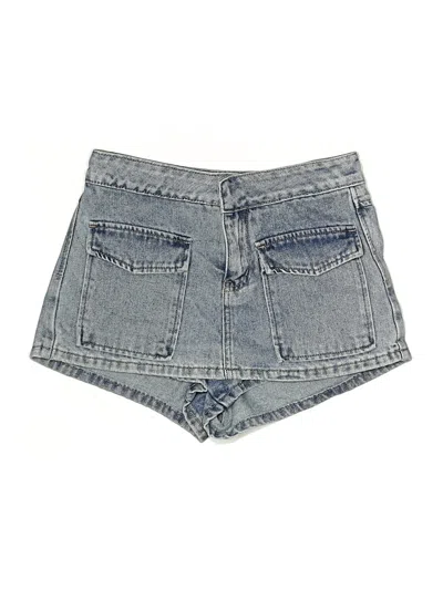 Pre-owned Forever 21 Denim Skirt In Blue