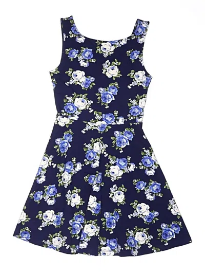 Pre-owned Forever 21 Kids' Dress In Blue