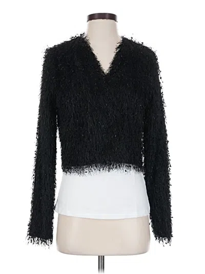 Pre-owned Forever 21 Faux Fur Jacket In Black