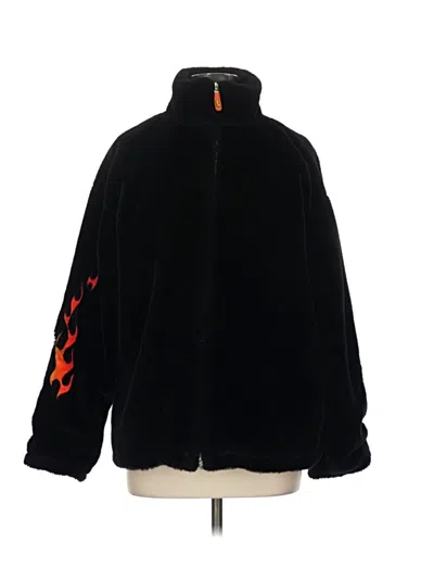 Pre-owned Forever 21 Faux Fur Jacket In Black