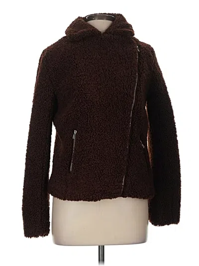 Pre-owned Forever 21 Faux Fur Jacket In Brown