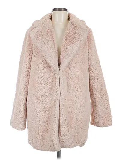 Pre-owned Forever 21 Faux Fur Jacket In Pink