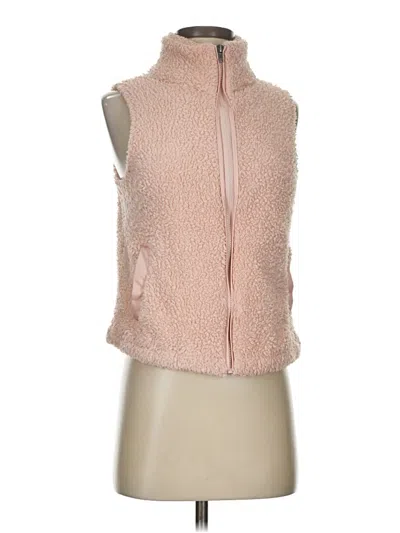 Pre-owned Forever 21 Faux Fur Vest In Pink