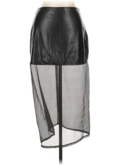 Forever 21 Faux Leather Skirt In Multi