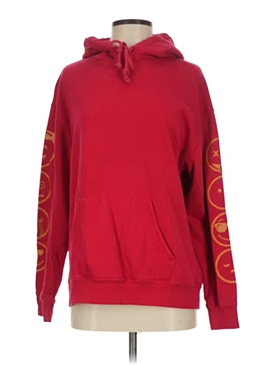 Pre-owned Forever 21 Fleece Jacket In Red
