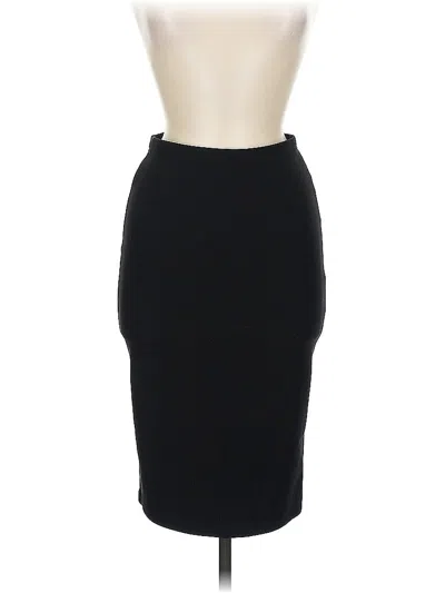 Pre-owned Forever 21 Formal Skirt In Black