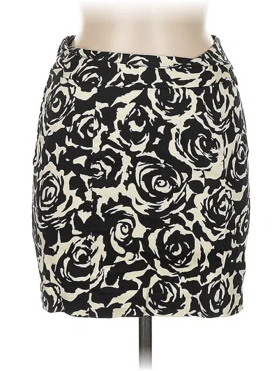 Pre-owned Forever 21 Formal Skirt In Black
