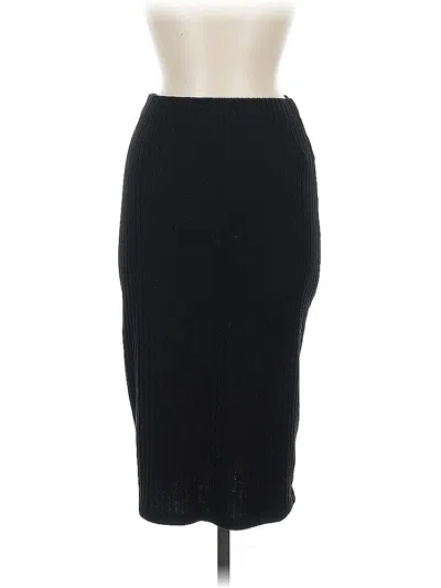 Pre-owned Forever 21 Formal Skirt In Black