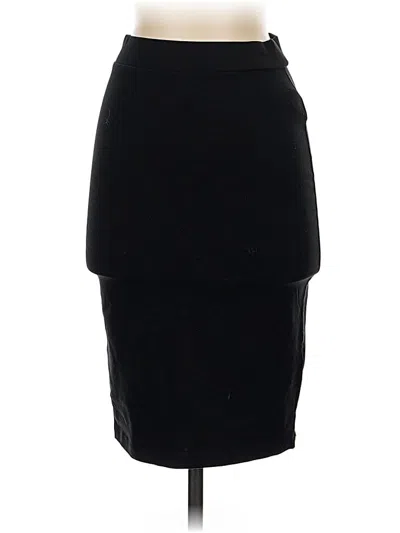 Pre-owned Forever 21 Formal Skirt In Black