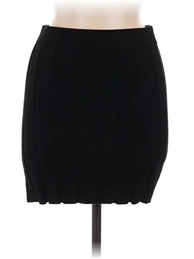 Pre-owned Forever 21 Formal Skirt In Black