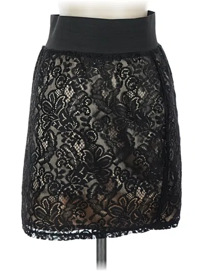 Pre-owned Forever 21 Formal Skirt In Black