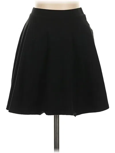 Pre-owned Forever 21 Formal Skirt In Black
