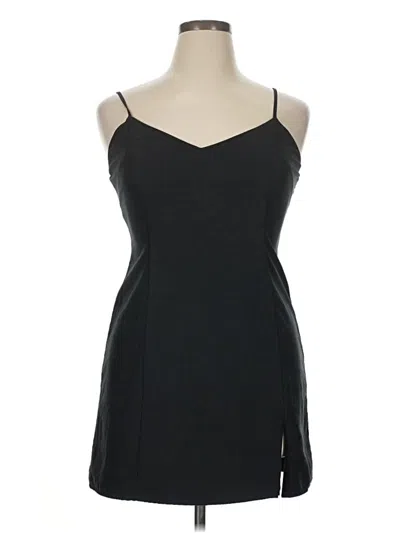 Pre-owned Forever 21 Formal Skirt In Black