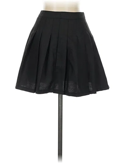 Pre-owned Forever 21 Formal Skirt In Black