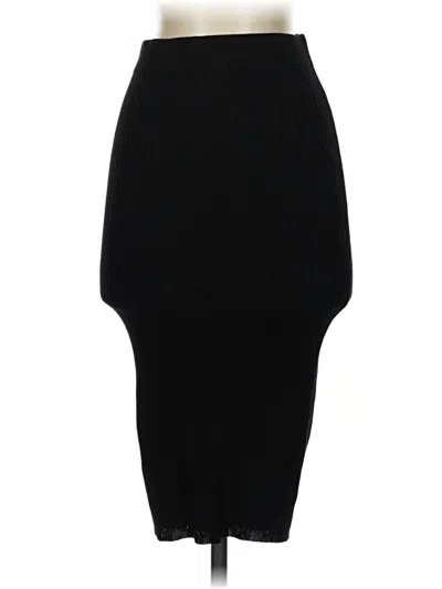 Pre-owned Forever 21 Formal Skirt In Black