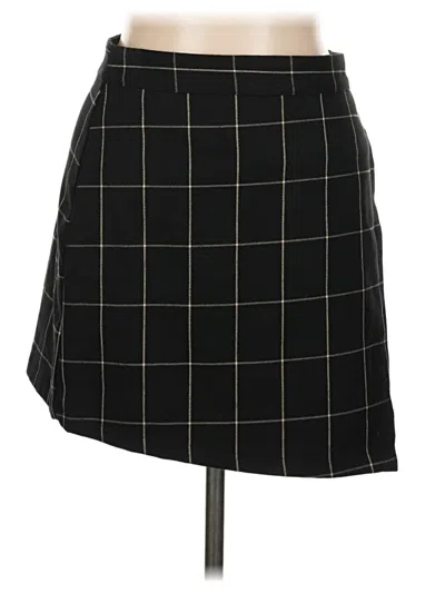 Pre-owned Forever 21 Formal Skirt In Black
