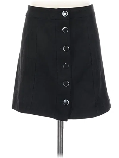 Pre-owned Forever 21 Formal Skirt In Black