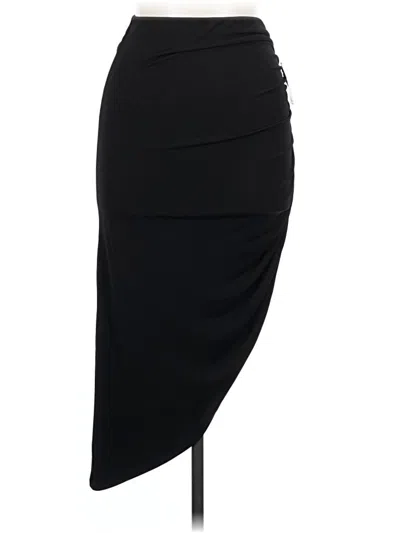 Pre-owned Forever 21 Formal Skirt In Black