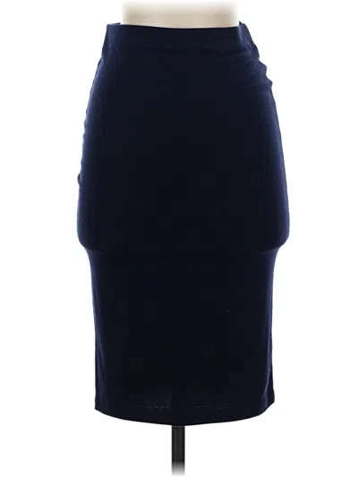 Pre-owned Forever 21 Formal Skirt In Blue