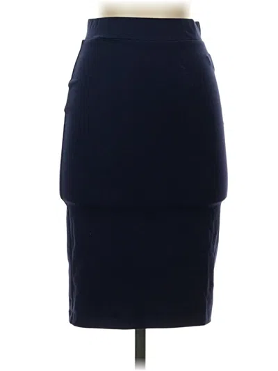 Pre-owned Forever 21 Formal Skirt In Blue