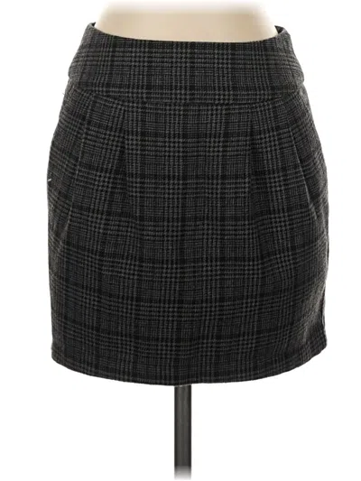 Pre-owned Forever 21 Formal Skirt In Gray