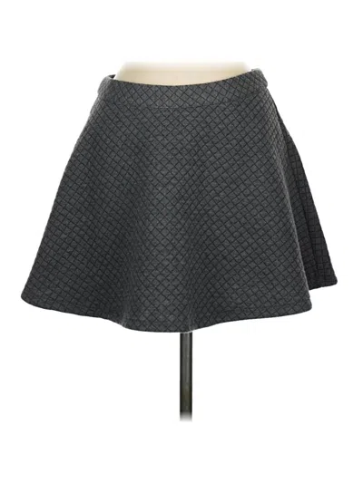 Pre-owned Forever 21 Formal Skirt In Gray