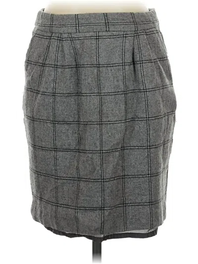 Pre-owned Forever 21 Formal Skirt In Gray