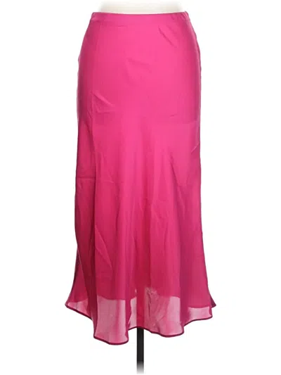 Pre-owned Forever 21 Formal Skirt In Pink