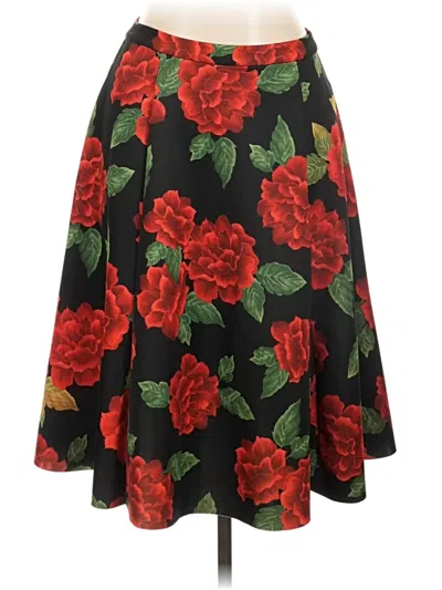 Pre-owned Forever 21 Formal Skirt In Red