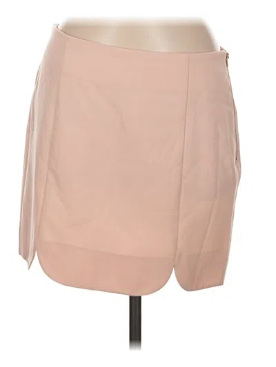 Pre-owned Forever 21 Formal Skirt In Tan
