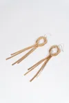 Forever 21 Gold Loop Cascade Dangle Earrings In Gold