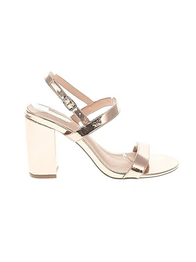 Pre-owned Forever 21 Heels In Gold