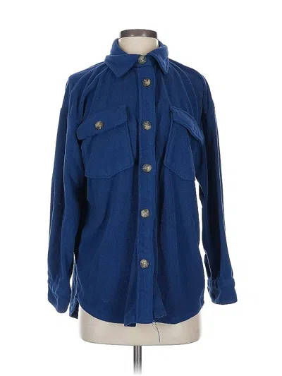 Pre-owned Forever 21 Jacket In Blue