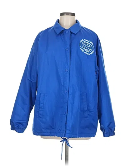 Pre-owned Forever 21 Jacket In Blue