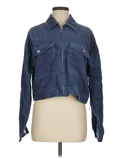 Pre-owned Forever 21 Jacket In Blue