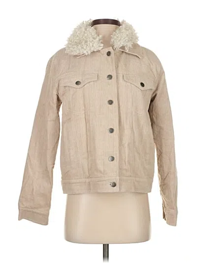 Pre-owned Forever 21 Jacket In Brown