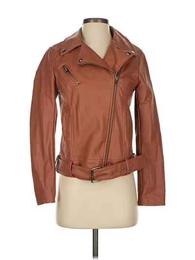 Pre-owned Forever 21 Jacket In Brown
