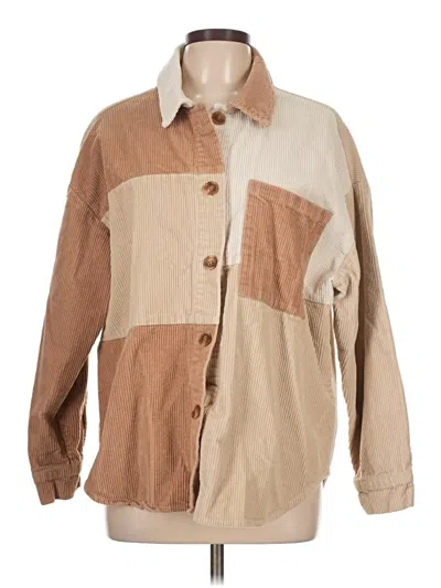 Pre-owned Forever 21 Jacket In Brown