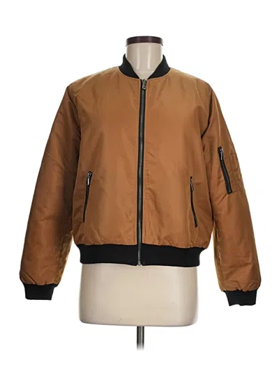Pre-owned Forever 21 Jacket In Brown