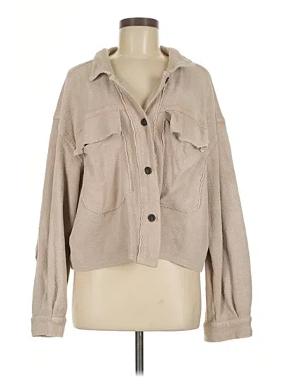Pre-owned Forever 21 Jacket In Brown