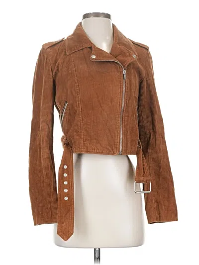 Pre-owned Forever 21 Jacket In Brown